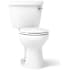 Kohler Cimarron Comfort Height Two-Piece Round-Front 1.28 GPF Chair Height Toilet White