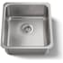 Kohler Undertone 16" Single Basin Under-Mount 18-Gauge Stainless Steel Kitchen Sink with SilentShield Stainless Steel