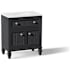 Kohler Hearthhaven 30" Free Standing Single Basin Vanity Set with Cabinet, and Quartz Vanity Top Slate Grey