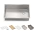 Kohler Strive 29" Undermount Single Basin Stainless Steel Kitchen Sink with Basket Strainer, Colander, Cutting Board and Drain Board Stainless Steel
