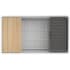Kohler Billings 32-1/2" Undermount Single Basin Neoroc Granite Composite Workstation Kitchen Sink with Basin Rack, Colander, Cutting Board, and Soaking Bin Matte Grey