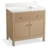 Kohler Malin by Studio McGee 36" Free Standing Vanity Set with Cabinet and Stone Composite Vanity Top White Oak