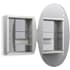 Kohler Verdera 24" x 33-1/2" Frameless Oval Single Door Medicine Cabinet N/A