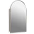 Kohler Verdera 20" x 34" Framed Arched Single Door Medicine Cabinet Brushed Nickel