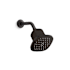 Kohler Cinq 1.75 GPM Single Function Shower Head Matte Black