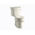 Kohler Wellworth 1.28 GPF Two-Piece Round Toilet with 14" Rough In and Right-Hand Trip Lever - Seat Not Included Almond