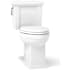Kohler Tresham 1.28 GPF Two-Piece Elongated Comfort Height Toilet with AquaPiston Technology - Seat Not Included White