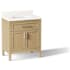Kohler Hadron 30" Free Standing Single Basin Vanity Set with Cabinet and Quartz Vanity Top Light Oak