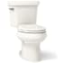 Kohler 1.6 GPF Two-Piece Elongated Toilet with 12" Rough In from the Wellworth Collection Biscuit