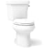 Kohler Wellworth 1.1/1.6 GPF Dual Flush Floor Mounted Elongated Toilet - Less Seat White