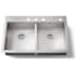 Kohler Vault 33" Double Basin Top-Mount/Under-Mount 18-Gauge Stainless Steel Kitchen Sink with SilentShield Stainless Steel