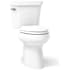 Kohler Highline 1.28 GPF Two-Piece Comfort Height Elongated Toilet - Less Seat White