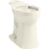 Kohler Kelston Elongated Comfort Height Toilet Bowl Only with Revolution 360 Flush and Clean Coat Surface Treatment Biscuit
