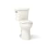 Kohler Highline 1.6 GPF Two Piece Elongated Toilet with Left Hand Lever Biscuit