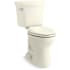 Kohler Highline 1.6 GPF Two Piece Elongated Toilet with Left Hand Lever Biscuit
