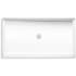 Kohler Stoneridge 66" x 36" Rectangular Shower Base with Single Threshold and Center Drain Honed White