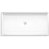 Kohler Stoneridge 72" x 36" Rectangular Shower Base with Single Threshold and Center Drain Honed White