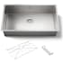 Kohler Strive 32" Single Basin Undermount 16-Gauge Stainless Steel Kitchen Sink with SilentShield Stainless Steel