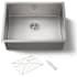 Kohler Strive 24" Single Basin Undermount 16-Gauge Stainless Steel Kitchen Sink with SilentShield Stainless Steel