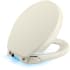 Kohler Purefresh Round Closed Front Toilet Seat with Purefresh Air Filtering, Night Light, and Quiet-Close Technology Biscuit