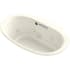 Kohler Underscore 60" Drop In, Undermount Acrylic Experience Tub with Center Drain and Overflow Biscuit