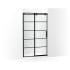 Kohler Composed 78" High x 47-7/8" Wide Sliding Framed Tempered Glass Shower Door with Controlled Close and CleanCoat+ Technologies Matte Black