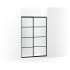 Kohler Elate 70-1/2" High x 47-5/8" Wide Sliding Framed Shower Door with Frosted Decorative Grid Glass Matte Black
