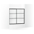 Kohler Elate 56-3/4" High x 59-5/8" Wide Sliding Framed Tub Door with Frosted Decorative Grid Glass Matte Black