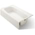 Kohler Villager Collection 60" Three Wall Alcove Bath Tub with Extra 4" Ledge and Right Hand Drain Biscuit