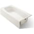 Kohler Villager Collection 60" Cast Iron Soaking Bathtub for Three Wall Alcove Installations with Right Hand Drain Biscuit