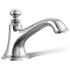 Kohler Artifacts 1.2 GPM Widespread Bathroom Faucet with Clicker Drain Assembly - Less Handles Polished Chrome