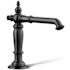 Kohler Artifacts 1.2 GPM Widespread Bathroom Faucet with Pop-Up Drain Assembly - Less Handles Matte Black