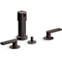 Kohler Composed Bidet Faucet with Lever Handles Brushed Graphite