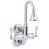 Kohler Triton Bowe Cannock 1.2 GPM Wall Mounted Double Hole Bathroom Faucet - Less Drain Assembly Polished Chrome