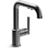 Kohler Purist 1.5 GPM Single Hole Pull Out Kitchen Faucet Brushed Graphite