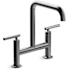 Kohler Purist 1.5 GPM Bridge Kitchen Faucet Brushed Graphite