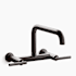 Kohler Purist 1.8 GPM Wall Mounted Bridge Kitchen Faucet Brushed Graphite