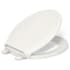 Kohler Cachet Round Closed-Front Toilet Seat with Quiet-Close, Grip-Tight Bumpers, and Night Light Biscuit
