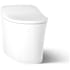 Kohler Eir 0.8 / 1.0 GPF Dual Flush One Piece Elongated Chair Height Toilet with Actuator Plate Flush - Bidet Seat Included White