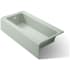 Kohler Bellwether 60" Alcove Soaking Tub with Left Drain Aspen Green