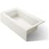 Kohler Bellwether Collection 60" Three Wall Alcove Cast Iron Soaking Bath Tub with Integral Apron and Right Hand Drain Biscuit
