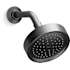 Kohler Purist 2.5 GPM Single Function Shower Head with MasterClean and Katalyst Air-Induction Spray Technology Brushed Graphite