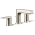 Kohler Taut 1.2 GPM Widespread Bathroom Faucet with Pop-Up Drain Assembly Brushed Nickel