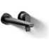 Kohler Avid 1.2 GPM Wall Mounted Mini-Widespread Bathroom Faucet Matte Black