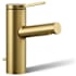 Kohler Elate 1.2 GPM Single Hole Bathroom Faucet with Pop-Up Drain Assembly Vibrant Brushed Moderne Brass