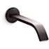 Kohler Components 1.2 GPM Wall Mounted Widespread Bathroom Faucet with Ribbon Design Spout - Less Handles Brushed Graphite