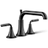 Kohler Tone Deck Mounted Roman Tub Filler with Built-In Diverter Matte Black