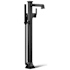 Kohler Riff Floor Mounted Tub Filler with Built-In Diverter - Includes Hand Shower Matte Black