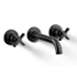 Kohler Castia by Studio McGee 1.2 GPM Wall Mounted Widespread Bathroom Faucet Matte Black