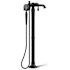 Kohler Artifacts Floor Mounted Tub Filler with Built-In Diverter - Includes Hand Shower Matte Black